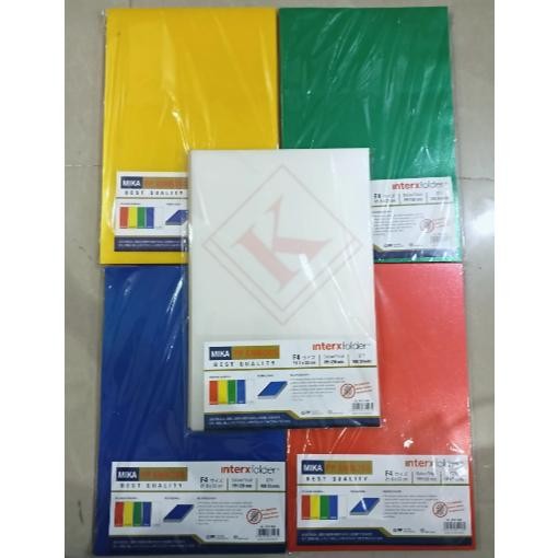 

INTERX MIKA JILID EMBOS 0.12 PP F4 Folio Inter-X (Pack) ++ AST