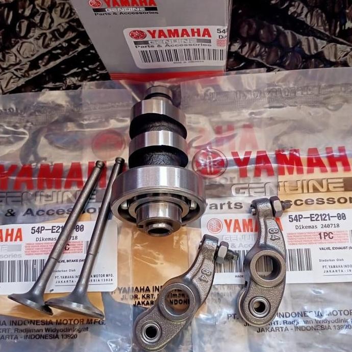 Paket komplit Noken as+Klep set+Platuk klep 54P Mio j/Mio GT/Soul GT