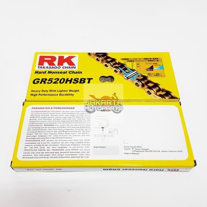 RANTAI RK TAKASAGO HSBT HEAVY DUTY NINJA250 R25 CBR250RR ER6 ZX25 R6