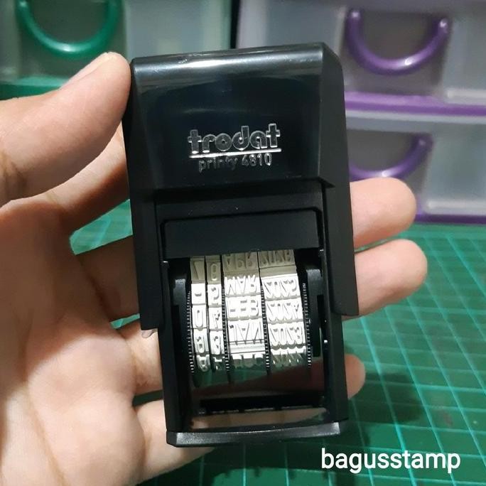 

Terlaris Stempel Tanggal Otomatis Self Ink Trodat 4810 Plastik Hitam Merah Biru Ungu Hijau Kertas SALE