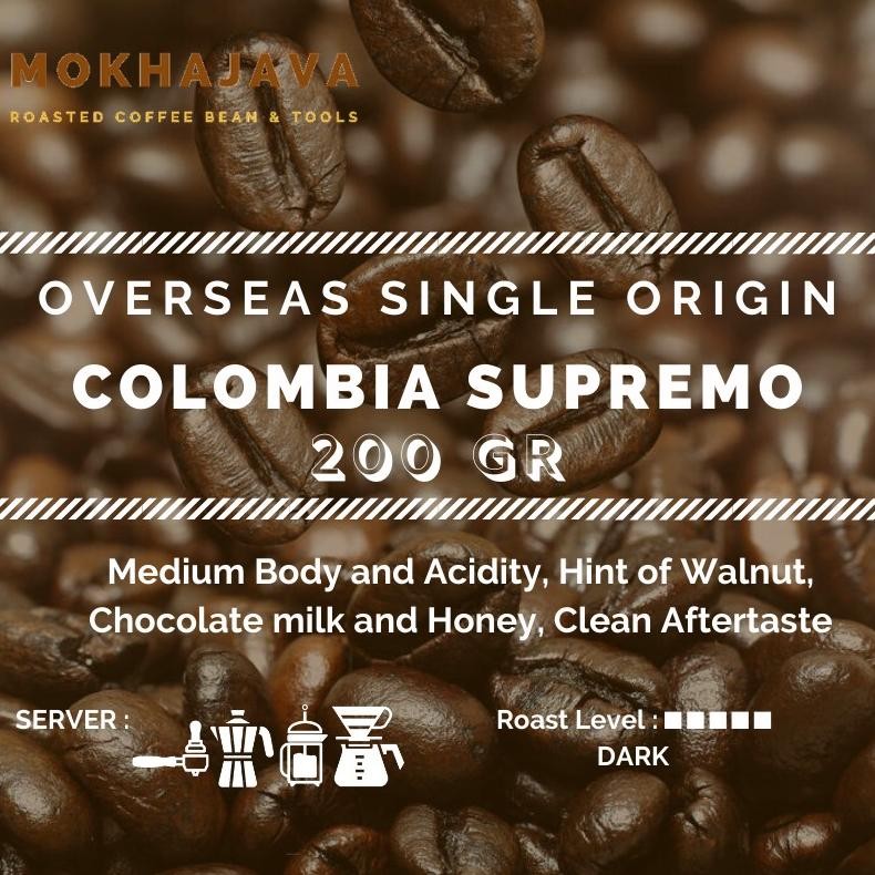 

Paling dicari Colombia Supremo 200gr Single Origin Arabica Coffee Bean 200 gram Biji Kopi Arabika