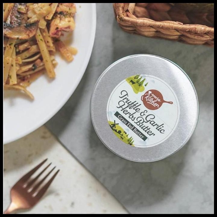 

Terlaris Truffle & Garlic Herbs Butter (Grass Fed Butter) 200Gr Good Quality