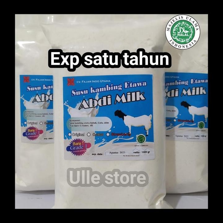 

Terlaris Susu Bubuk Kambing Etawa Grade 1, Kiloan Rasa Original Good Quality