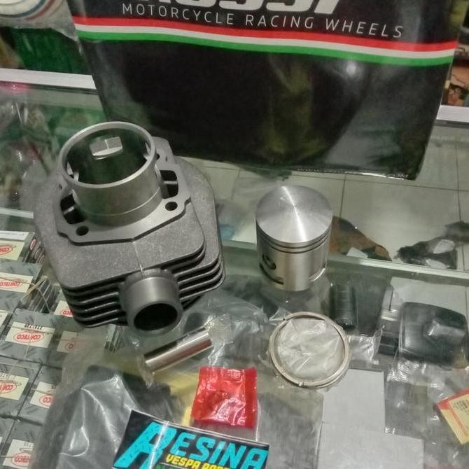blok boring Vespa racing lubang 5 set piston
