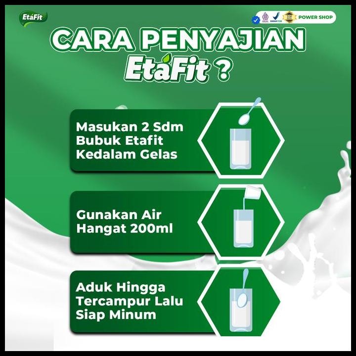 

Terlaris Etafit - Solusi Masalah Batuk, Asma & Pernafasan - Susu Kambing Etawa Bubuk Asli 100% Murni Original Bahan Herbal Bubuk Gula Aren Jahe Merah Dairy Milk - Paket 1 Box Good Quality