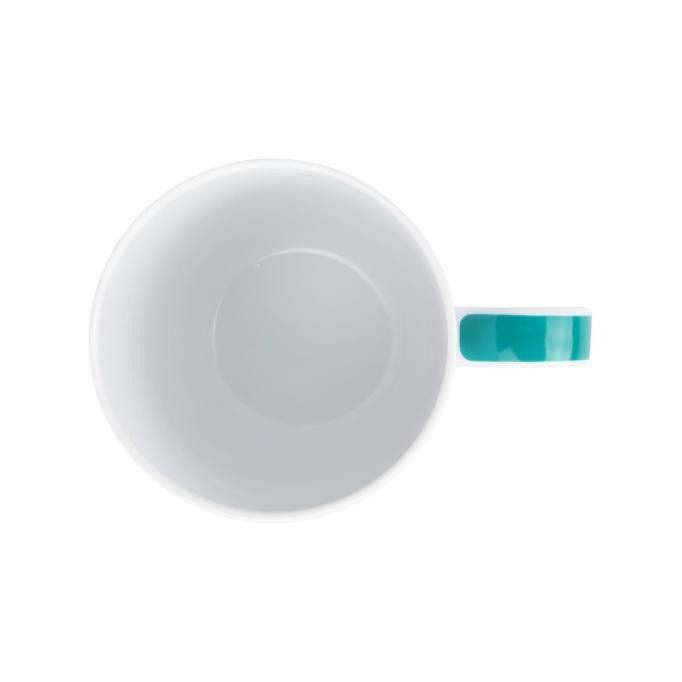 ZEN Mug Keramik Alphabet Green Porselen Elegan