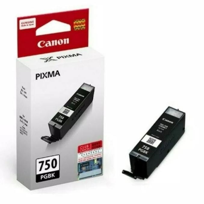 Tinta Canon 750Pgbk Original Printer Canon Ip7270/Ip8770/Ix6770/Ix6870 New Stok