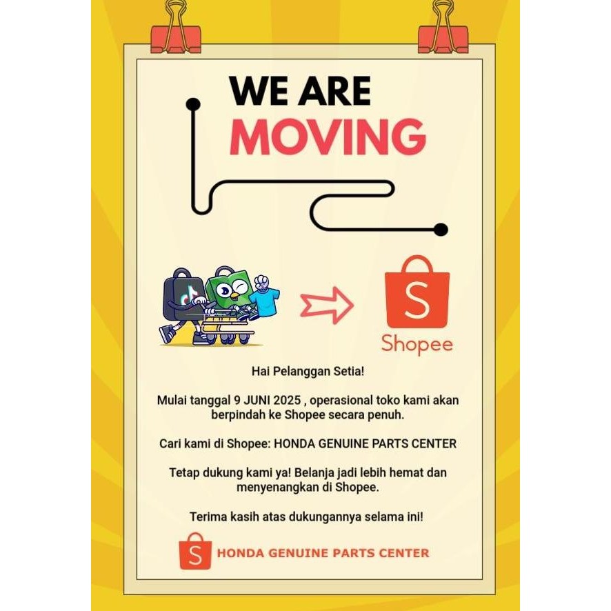 As Roda Belakang Vario/Beat/Scoopy/Spacy FI (23430-KZL-930) HGP