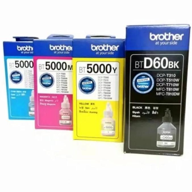 Brother Tinta Pewarna Cetak Btd60Bk Bt5000 Refill Ink For Printer Dcp T310  T510W T710W T810W T- 420