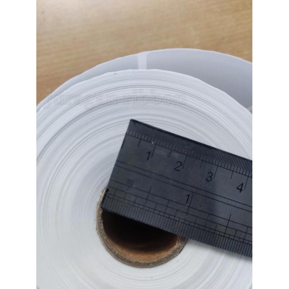 

Label Bar 80 Mm X 50 Mm (1 Line) Isi 1000 Pcs/Roll Semicoated New Stok