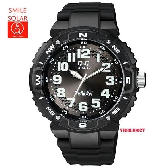 Tersedia Original Jam Tangan Q&Q QnQ QQ Pria Cowok VR88 VR88J Murah Tahan Air