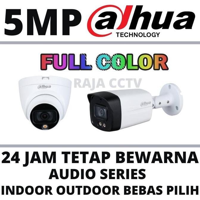 Tersedia CAMERA CCTV DAHUA 5MP COLORVU COLORFUL KAMERA CCTV AUDIO