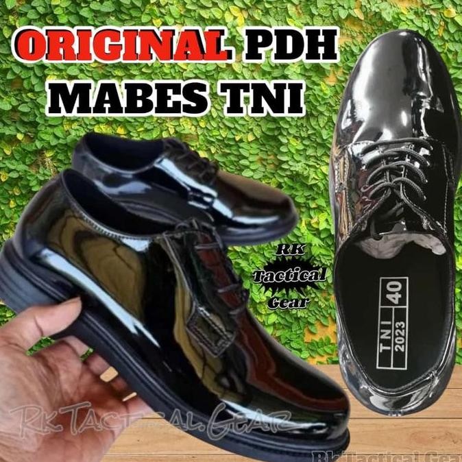 Tersedia Sepatu PDH Mabes TNI - sepatu PDH TNI AD, AL, AU - Sepatu PDH TNI