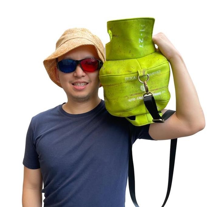 Tersedia Tas Mudik Tabung Gas Melon Elpiji Ijo LPG Hijau Lime Viral NCT Keren