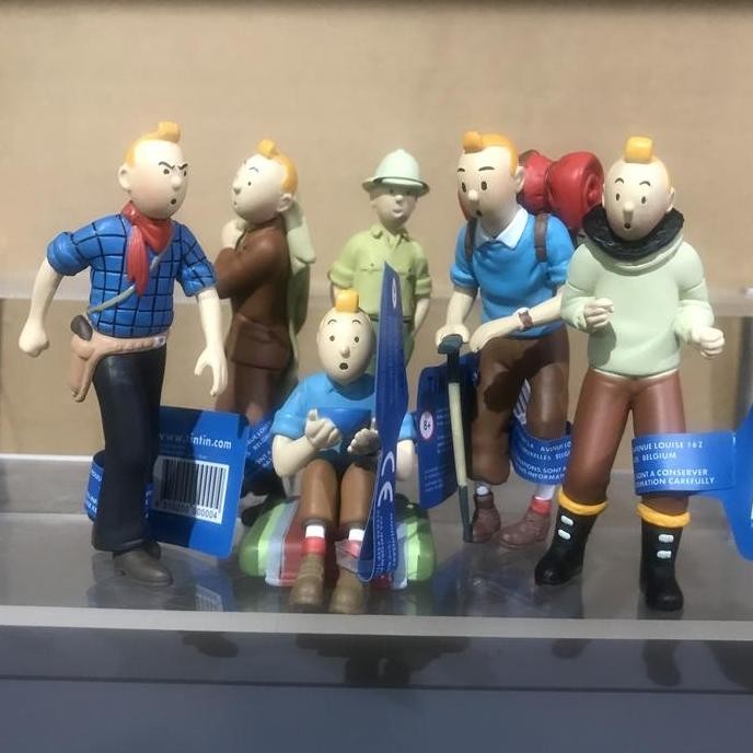 All Tintin Action Figure Isi 6 - Seri All Tintin