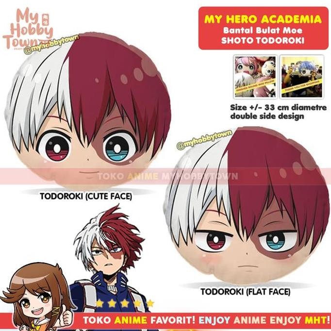 Bantal Bulat My Hero Academia Boku No Hero Academia : Todoroki Shoto