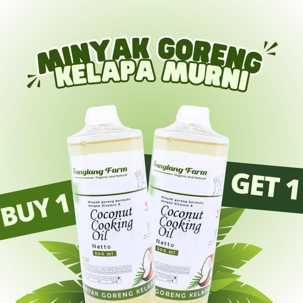 

Jual Minyak Goreng Kelapa Murni Klentik Coconut Cooking Oil (Cco) Premium Sanglang Farm 500 Ml