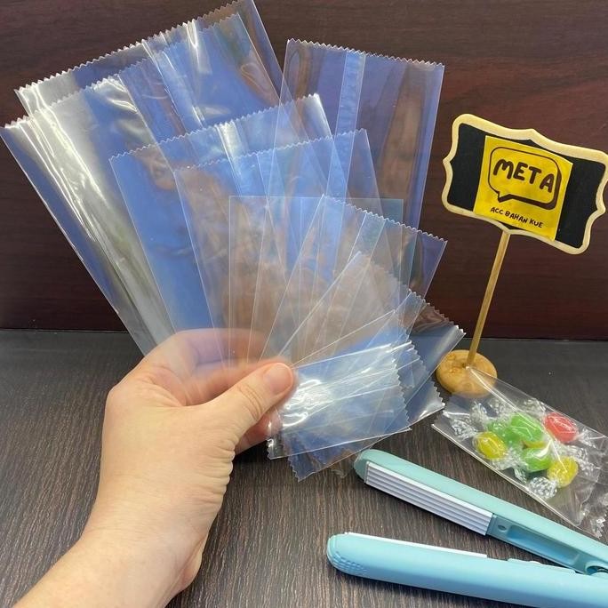 

P1 - 100Lembar Plastik Bening Transparan / Plastik Kue Kering / Plastik Snack / Plastik Nastar / Plastik Peach Gum / Plastik Rempah Rempah / Plastik Kue Bulan / Mooncake