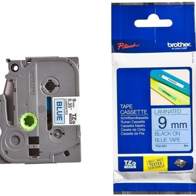 

Catridge Pita Ez Label Ezlabel Printer Print Brother 9Mm 9 Mm Tze 521 New Stok