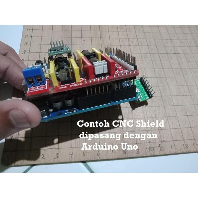 [Haebot] Arduinoo Uno Cnc Shield V3 4 Motor Driver A4988 Reprap Cnc New Stok