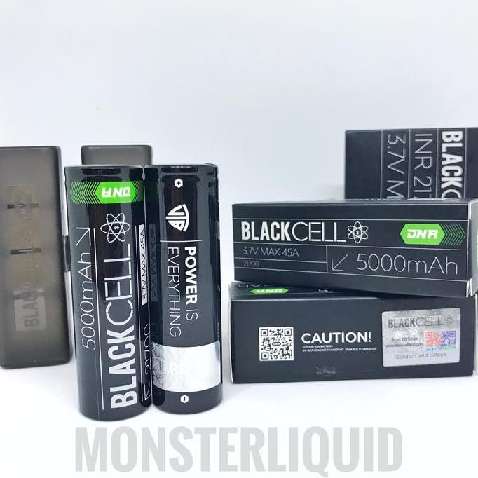 TERMURAH - BATTERY BLACKCELL DNA GREEN 21700 5000MAH 45A BATERAI AUTHENTIC