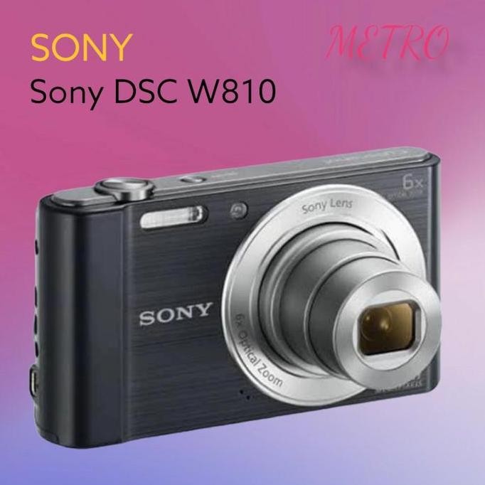 Tersedia SONY DSC W810 Cyber Shot, Digital Pocket Kamera