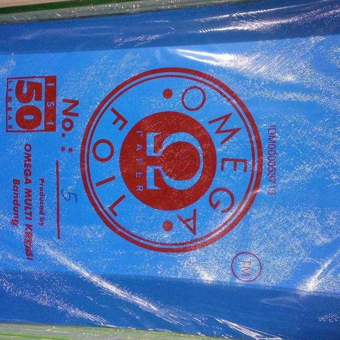 

NEW kertas cover omega / kover omega / kertas omega foil / karton omega Paper