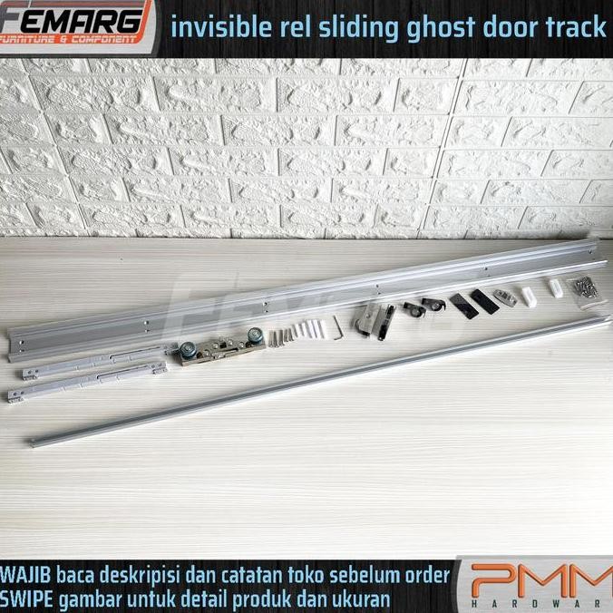 TERBARU - Rel Sliding Ghost Door Track FEMARG hidden tersembunyi
