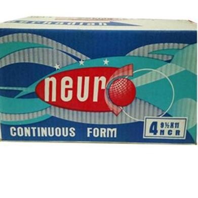

BEBAS ONGKIR - Continuous Form / Kertas Dot Matrix Neuro 9 1/2 x 11 - 4 Ply (K4)