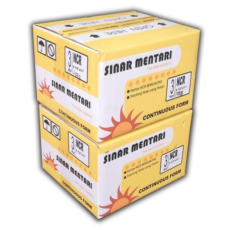 

TERMURAH - Continuous Form Sinar Mentari 1ply - 2ply - 3ply - 4ply - 5ply