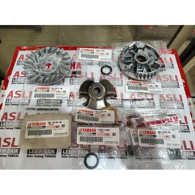 Paket Cvt Pully Depan Mio Sporty - Mio Smile - Mio Soul Karbu Ori Ymh