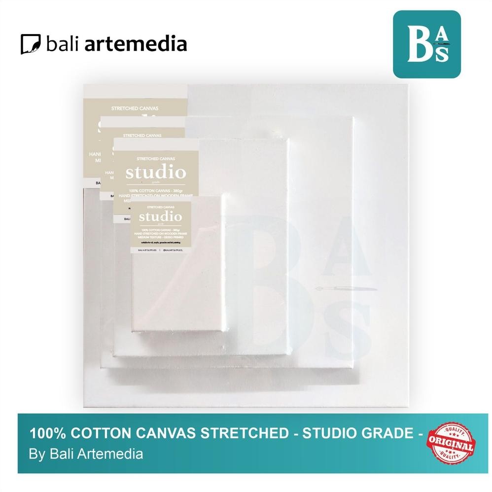 

Kanvas Lukis Alat Menggambar Bali Art Supplies 100% Cotton Canvas Stretched - Studio Grade AST