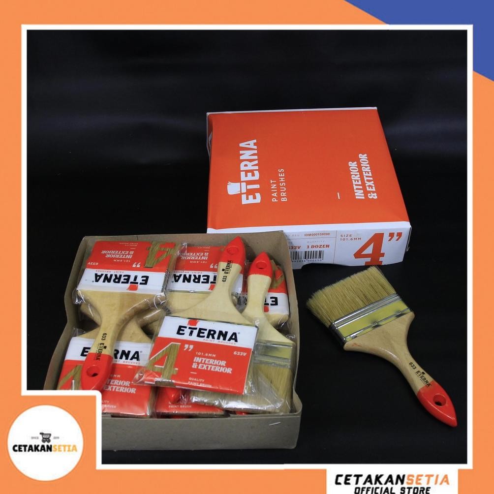 

Kuas Eterna 4 Inch 633 | Kuas Eterna Putih AST