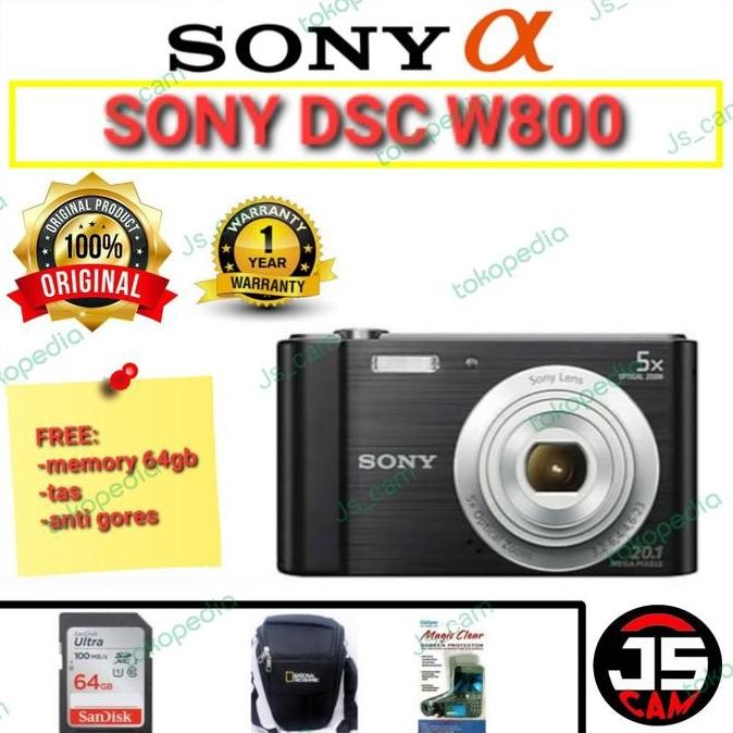 Tersedia SONY CYBERSHOT DSC-W800 / KAMERA SONY DSC-W800 / SONY W800
