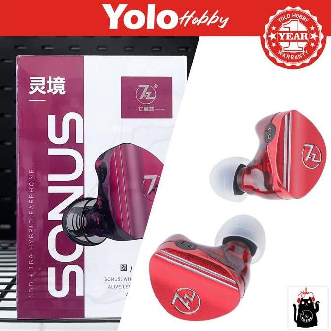 TERMURAH - 7hz sonus 1DD + 1BA hybrid iem earphone in ear monitor