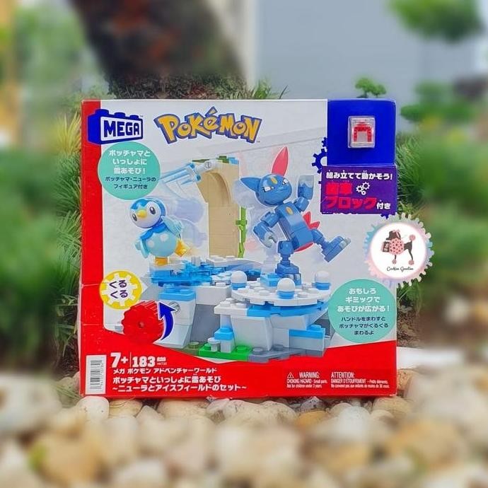 Mega Pokemon Piplup and Sneasel Snow Day