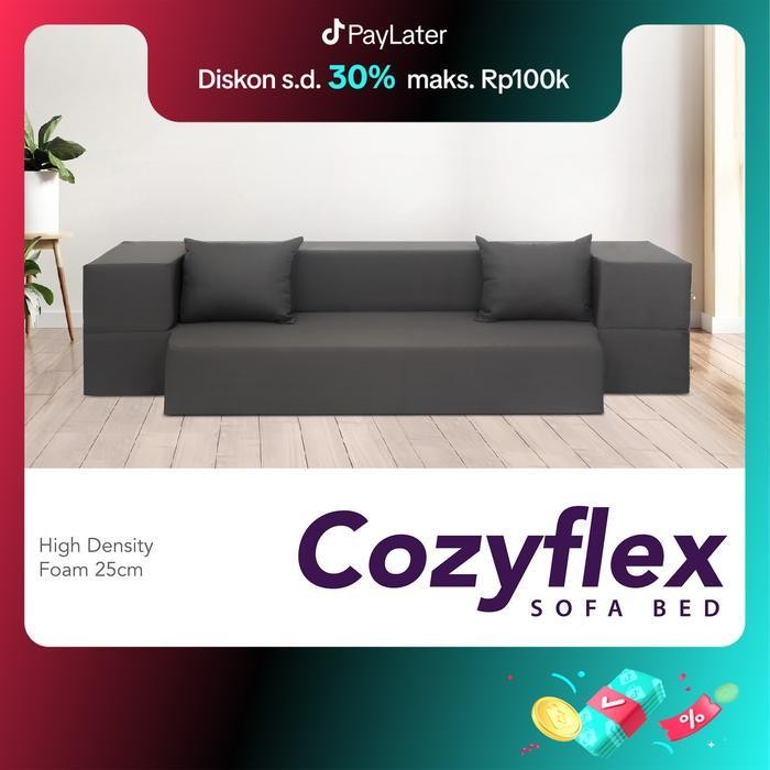 Kangaroo - Sofa Bed Cozyflex - Sofa Multifungsi - Sofa Bonus Bantal Dakron Furniture Kasur Santai De