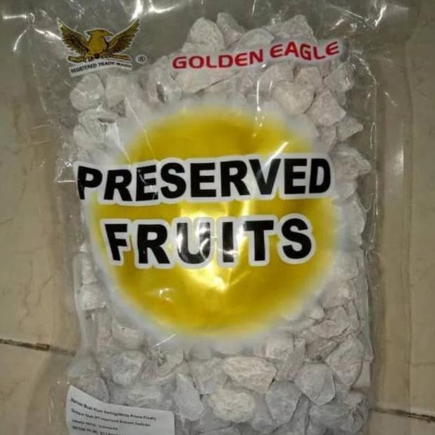 

Manisan Plum Putih Kering Golden Eagle Kiamboi Potong