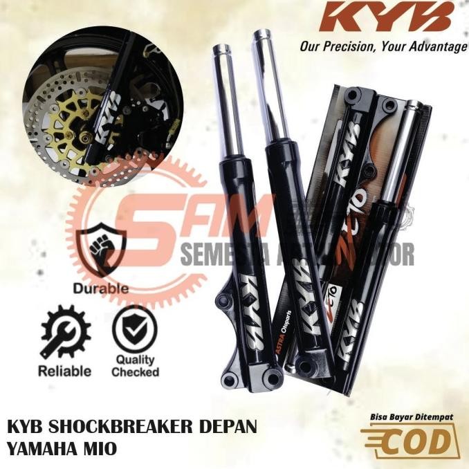 KYB ZETO Shockbreaker Depan Yamaha Mio Sporty Soul Kayaba Tabung Shock