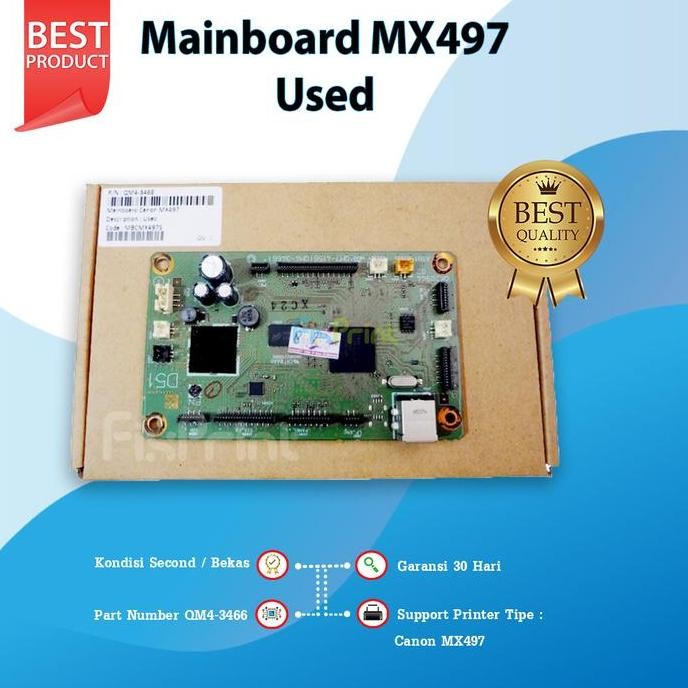 Mainboard Canon Mx497, Motherboard Printer Canon Pixma Mx497 Mx497 New Stok