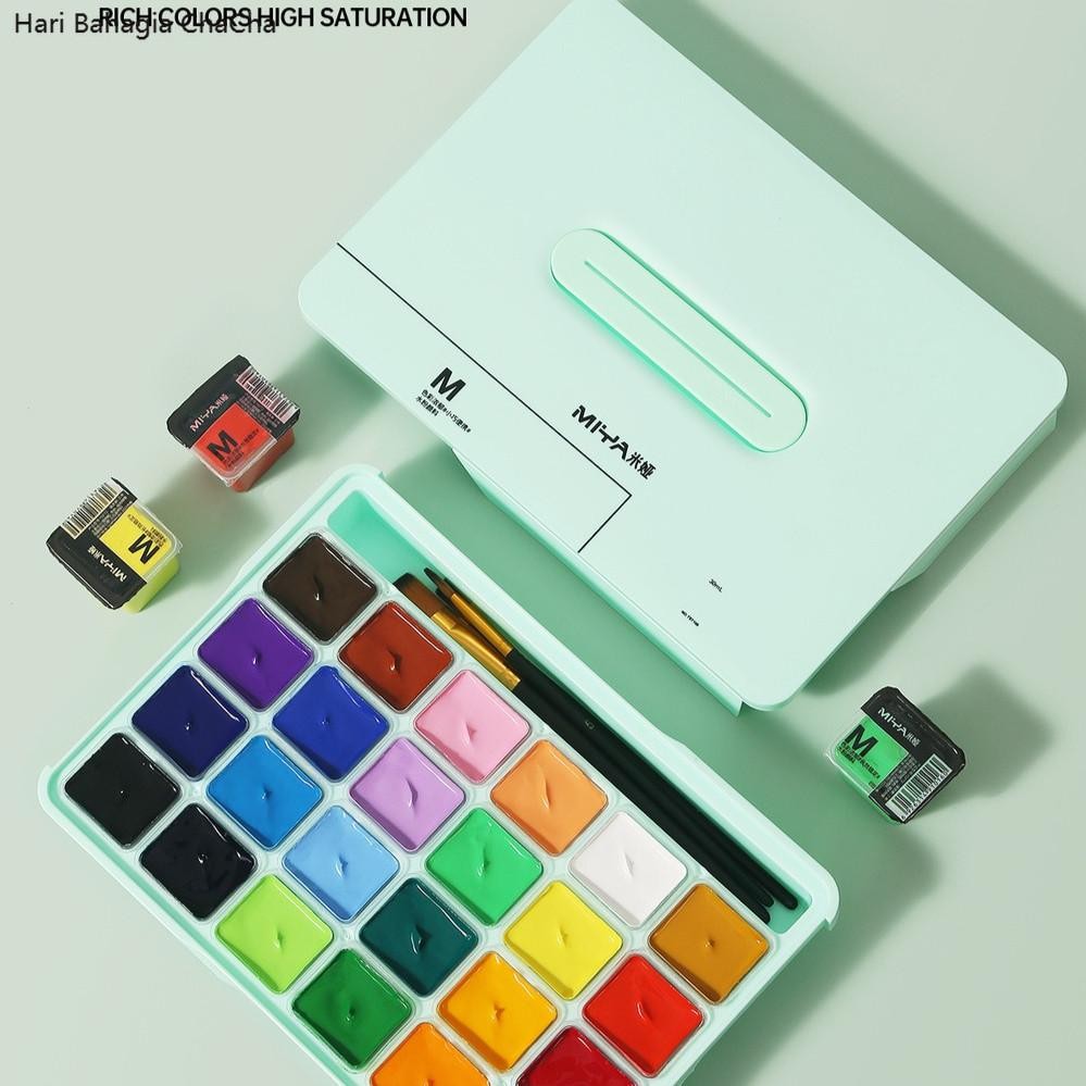 

Set Cat Air Warna Untuk HIMI 30ml 24/36 Warna Cangkir Jelly Tidak Beracun Portabel AST