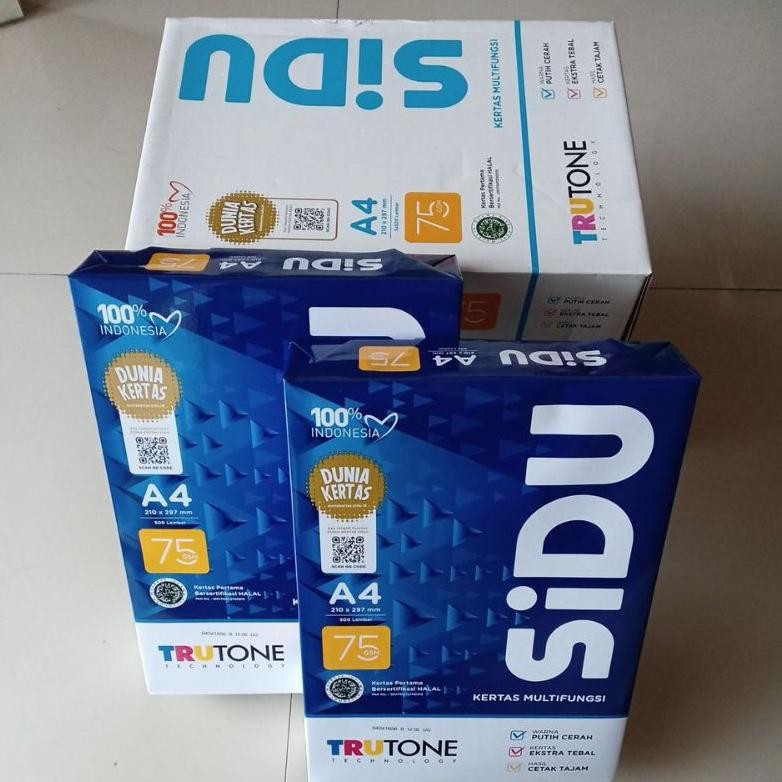 

Kertas Hvs A4 Sinar Dunia 75gr ( Dus 5 Rim ) [ Original ] AST