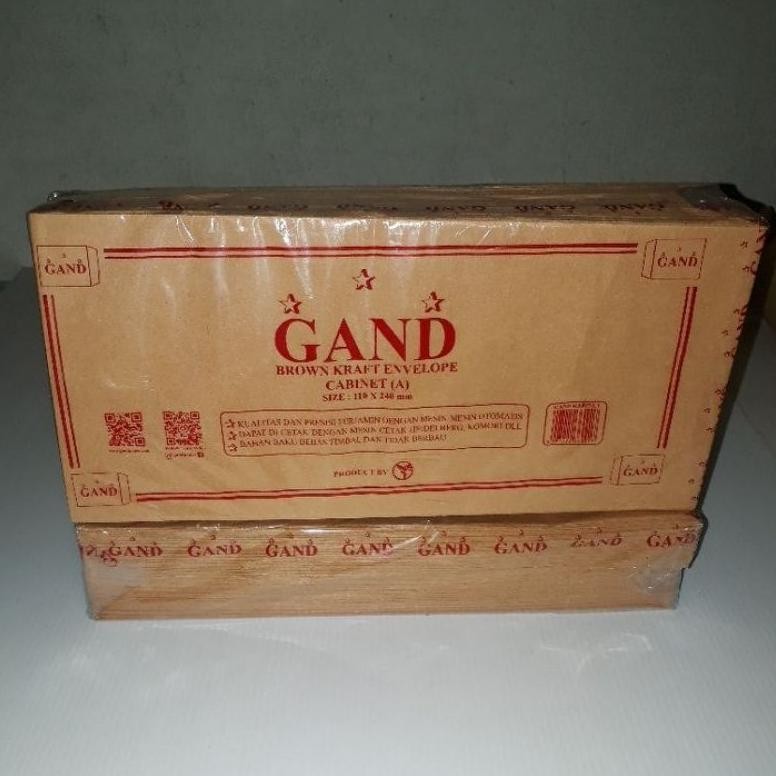 

Amplop Coklat Kabinet / Amplop Gaji 110 x 240 mm AST