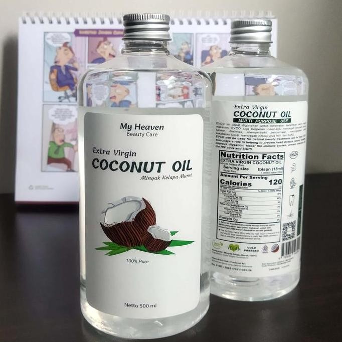 

Extra Virgin Coconut Oil VCO - Minyak Kelapa Murni 100% - EVCO 500ml HM