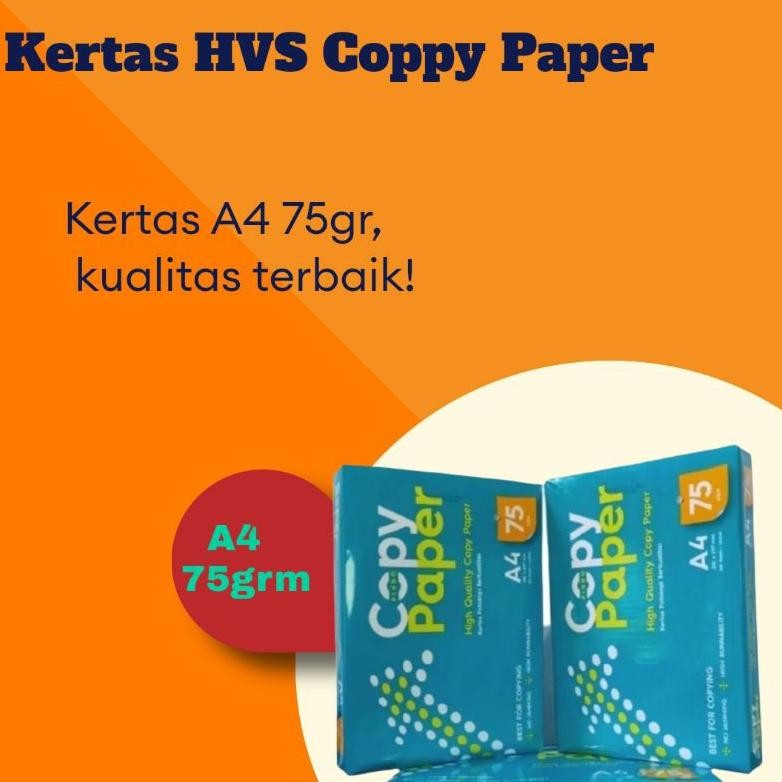 

kertas Copy Paper A4 75gr ( Kertas HVS A4 ) AST