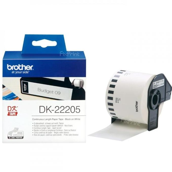 

Original Label Paper Brother Dk-22205 Dk22205 Continuous Length Ql-500 New Stok