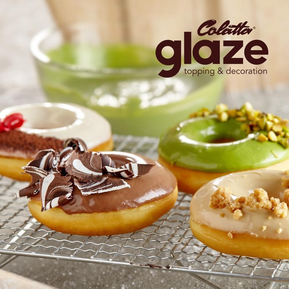 

Colatta Glaze Donat 1 Kg Topping Halal Serbaguna
