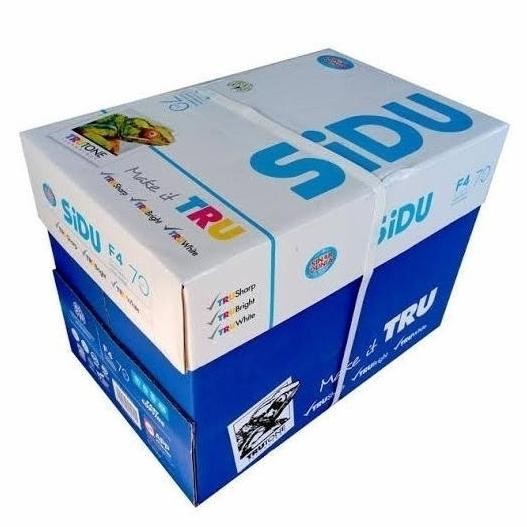 

SIDU F4 70 BOX Kertas HVS Folio Sinar Dunia 70 gsm AST