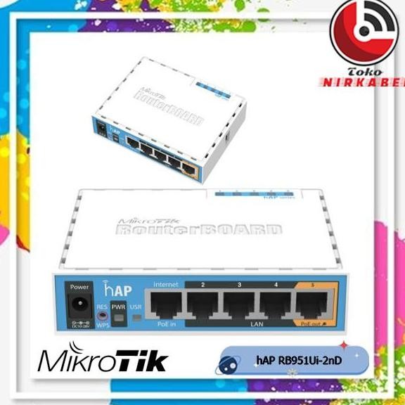 Mikrotik Hap Rb951Ui-2Nd | Rb 951Ui-2Nd New Stok