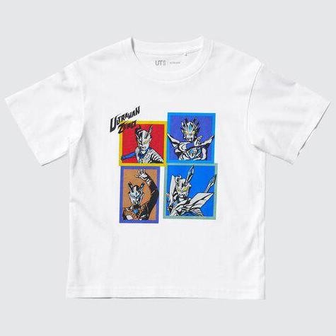 Uniqlo Kids Ut T-Shirt Kaos Anak Laki-Laki Grafis Ultraman White (Best Quality)
